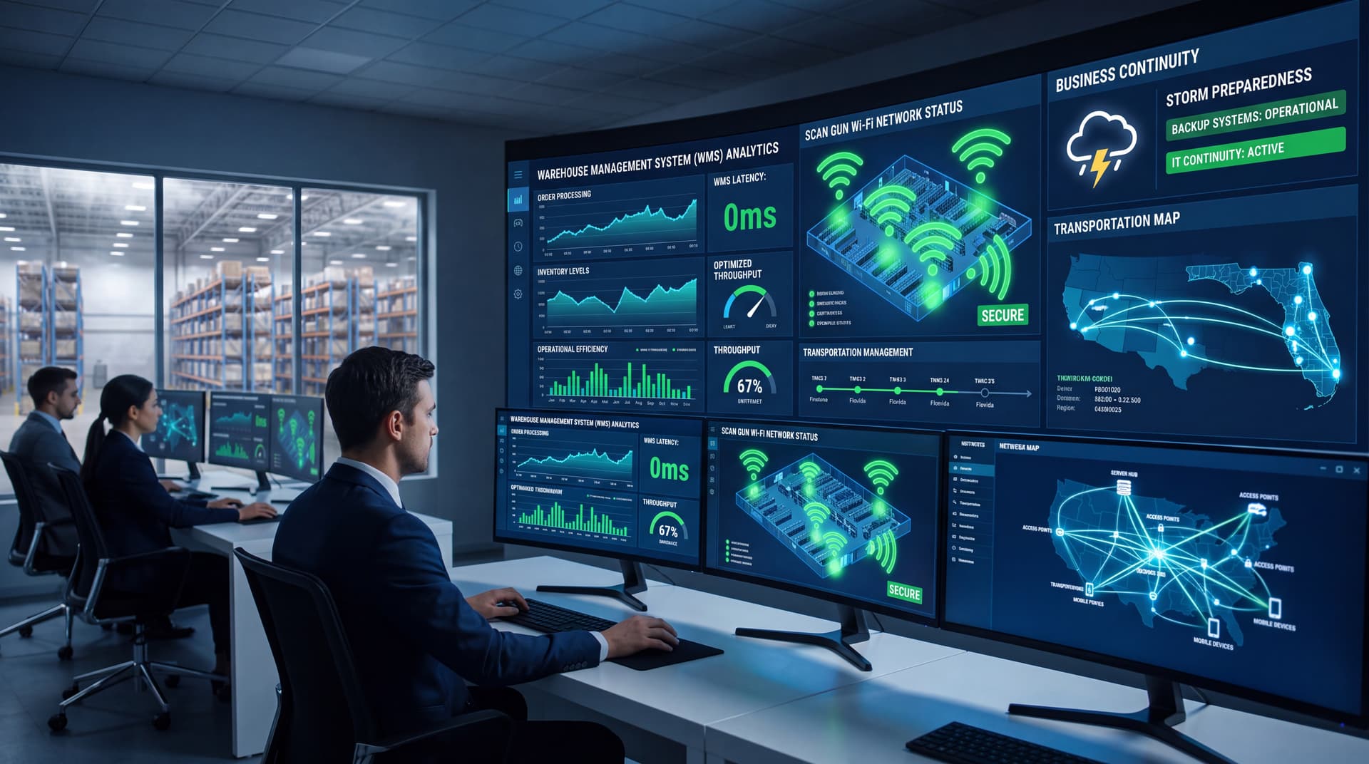 Securing Warehouse Throughput: Wi-Fi, WMS, and IT Continuity